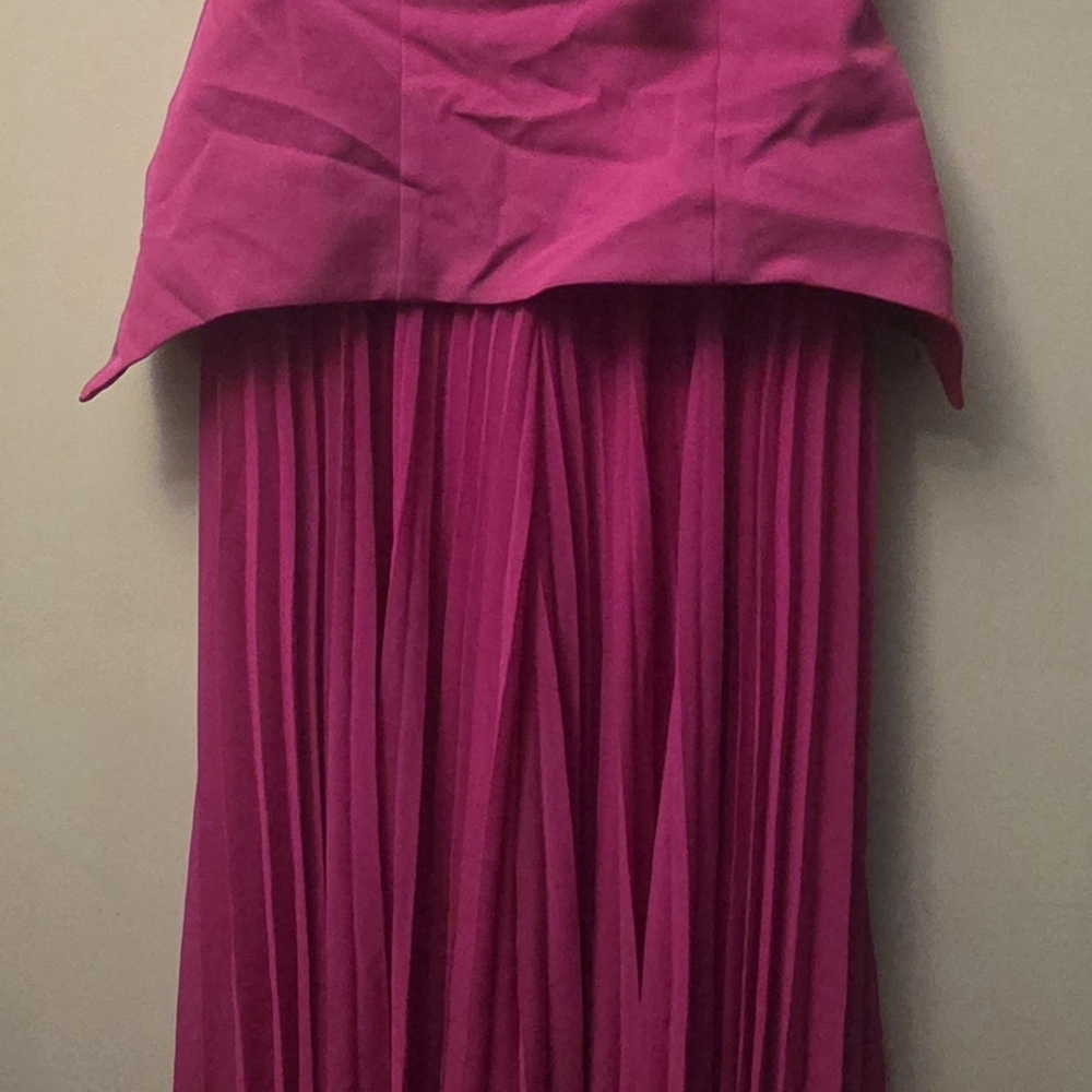Odrella Pink Strapless Dress